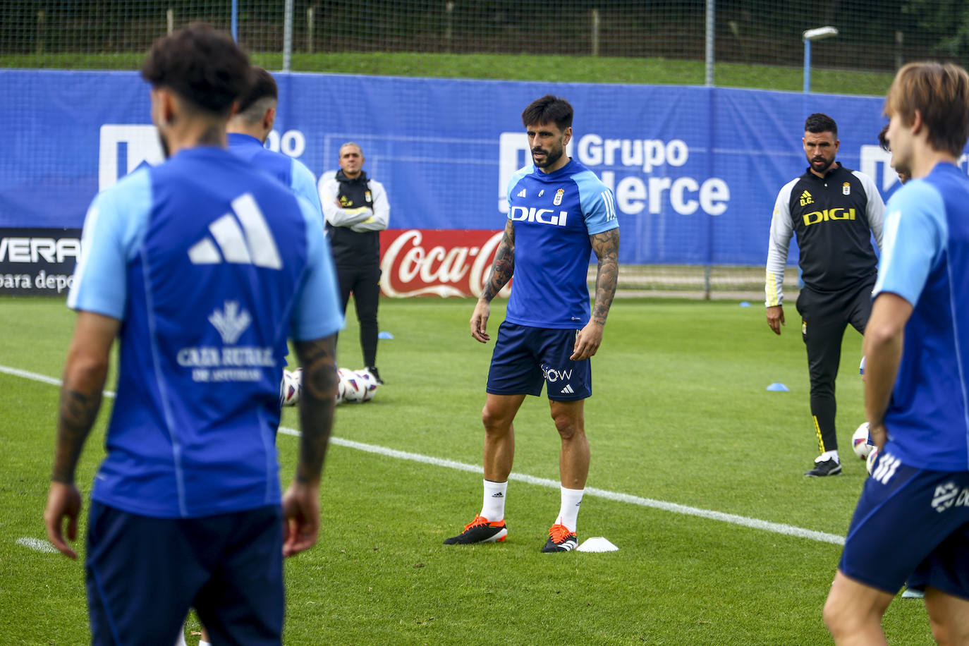 Entrenamiento del Real Oviedo del lunes 27 de mayo