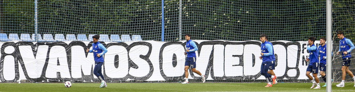 Entrenamiento del Real Oviedo del lunes 27 de mayo