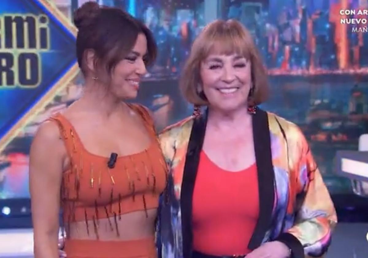 Eva Longoria y Carmen Maura fueron entrevistadas por Pablo Motos en 'El Hormiguero.