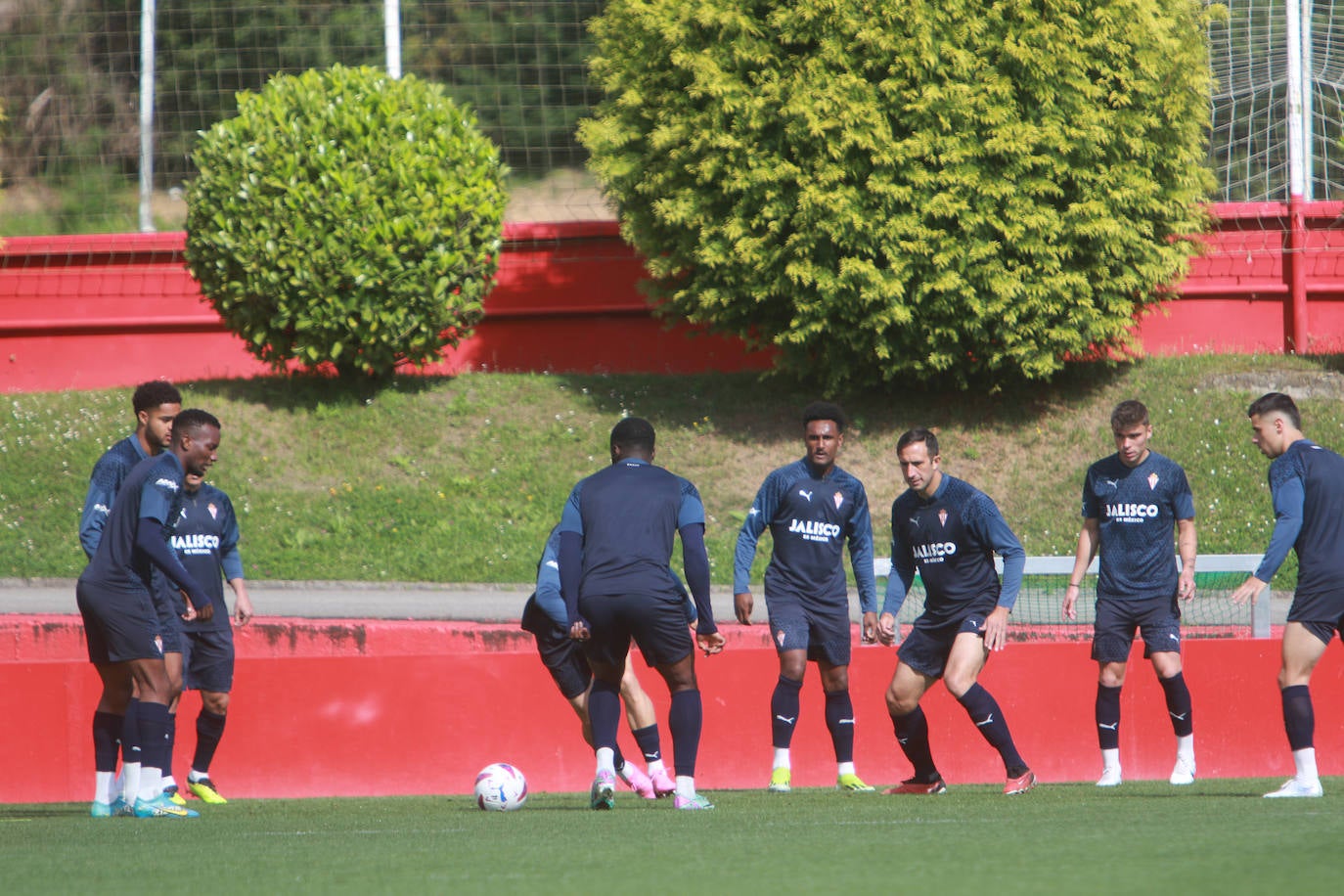 El Sporting, enfocado en preparar el partido contra el Eldense