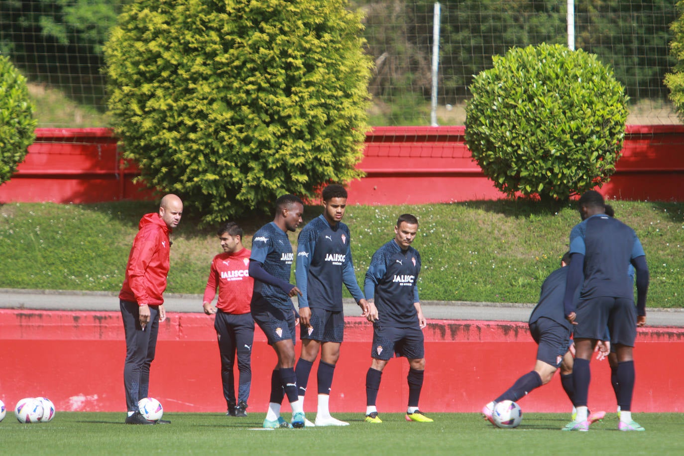 El Sporting, enfocado en preparar el partido contra el Eldense