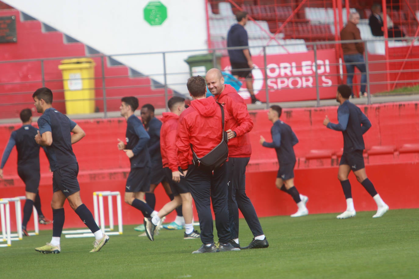 El Sporting, enfocado en preparar el partido contra el Eldense