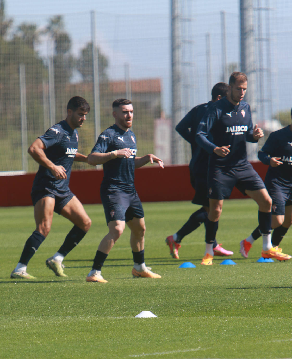 Último entrenamiento del Sporting antes de jugarse el &#039;play off&#039;