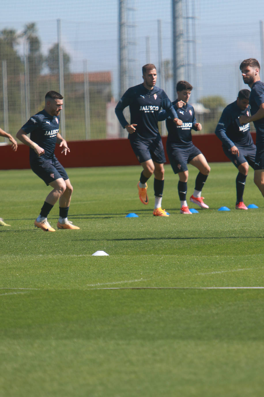 Último entrenamiento del Sporting antes de jugarse el &#039;play off&#039;