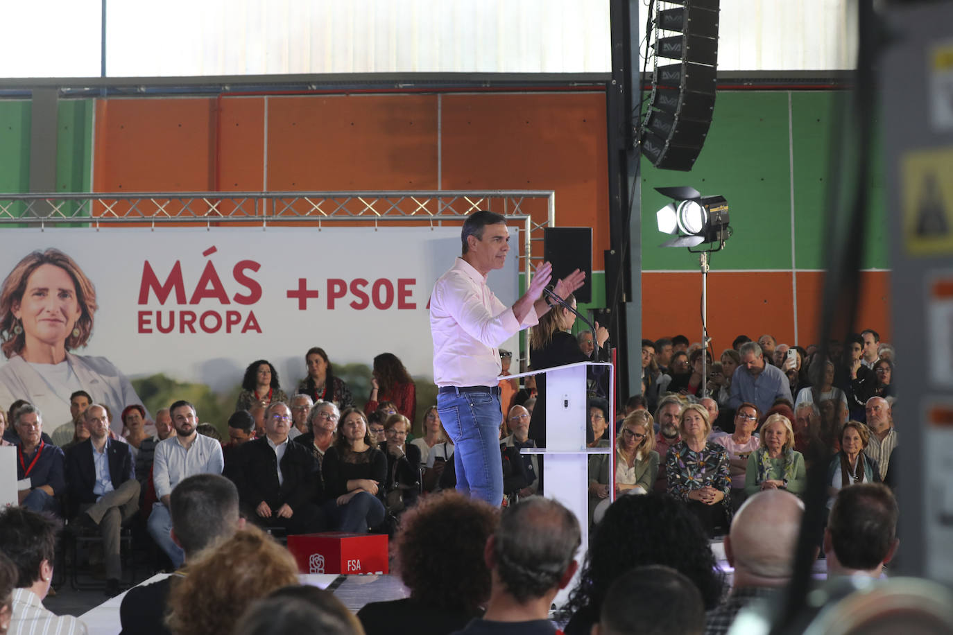 Así ha sido el mitin de Pedro Sánchez en Gijón