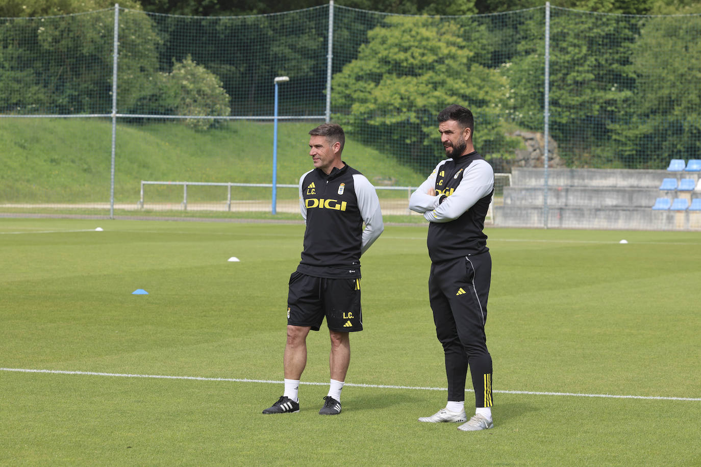 Así ha sido el primer entrenamiento del Oviedo para preparar el &#039;play off&#039; de ascenso