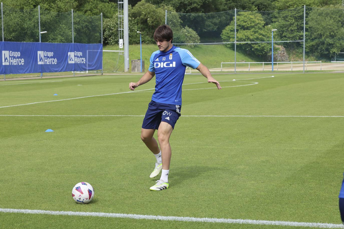 Así ha sido el primer entrenamiento del Oviedo para preparar el &#039;play off&#039; de ascenso