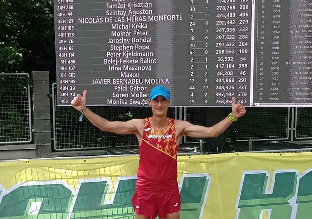 Nicolás de las Heras, el domingo tras la prueba