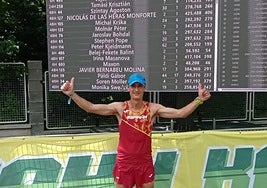 Nicolás de las Heras, el domingo tras la prueba