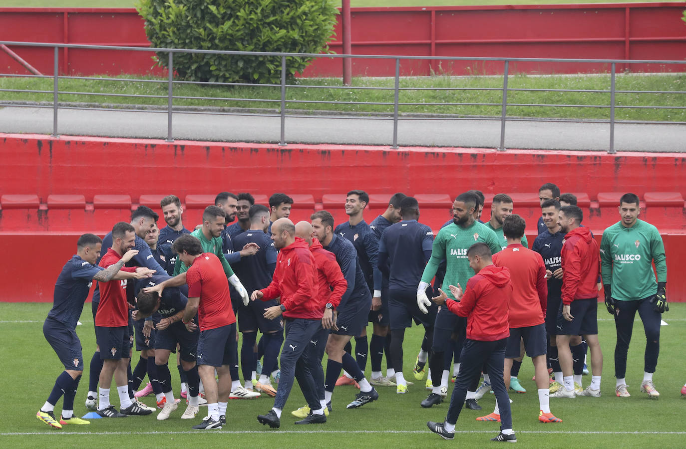 Entrenamiento del Sporting (5/06/2024)