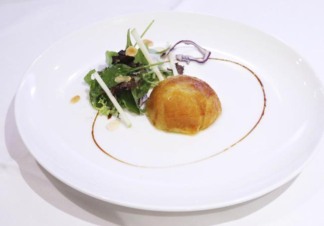 El plato elaborado por V. Crespo.
