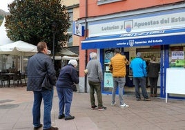 Administración de Lotería número 3 de Moreda, en Aller.