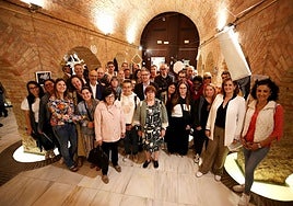 Un momento de la inauguración de la exposición.