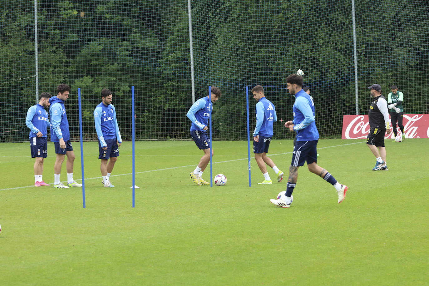 Último entrenamiento del Oviedo antes del primer partido del &#039;play off&#039;