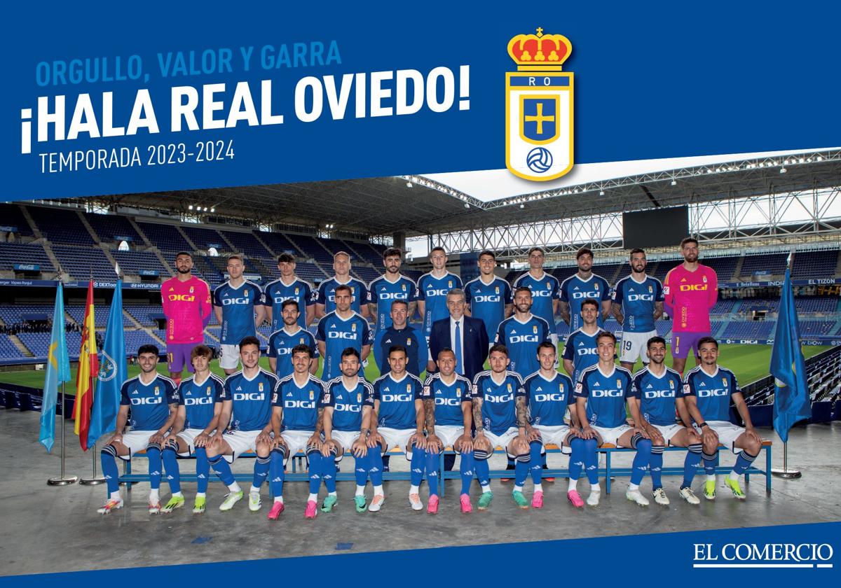 De regalo con EL COMERCIO, el póster del Real Oviedo