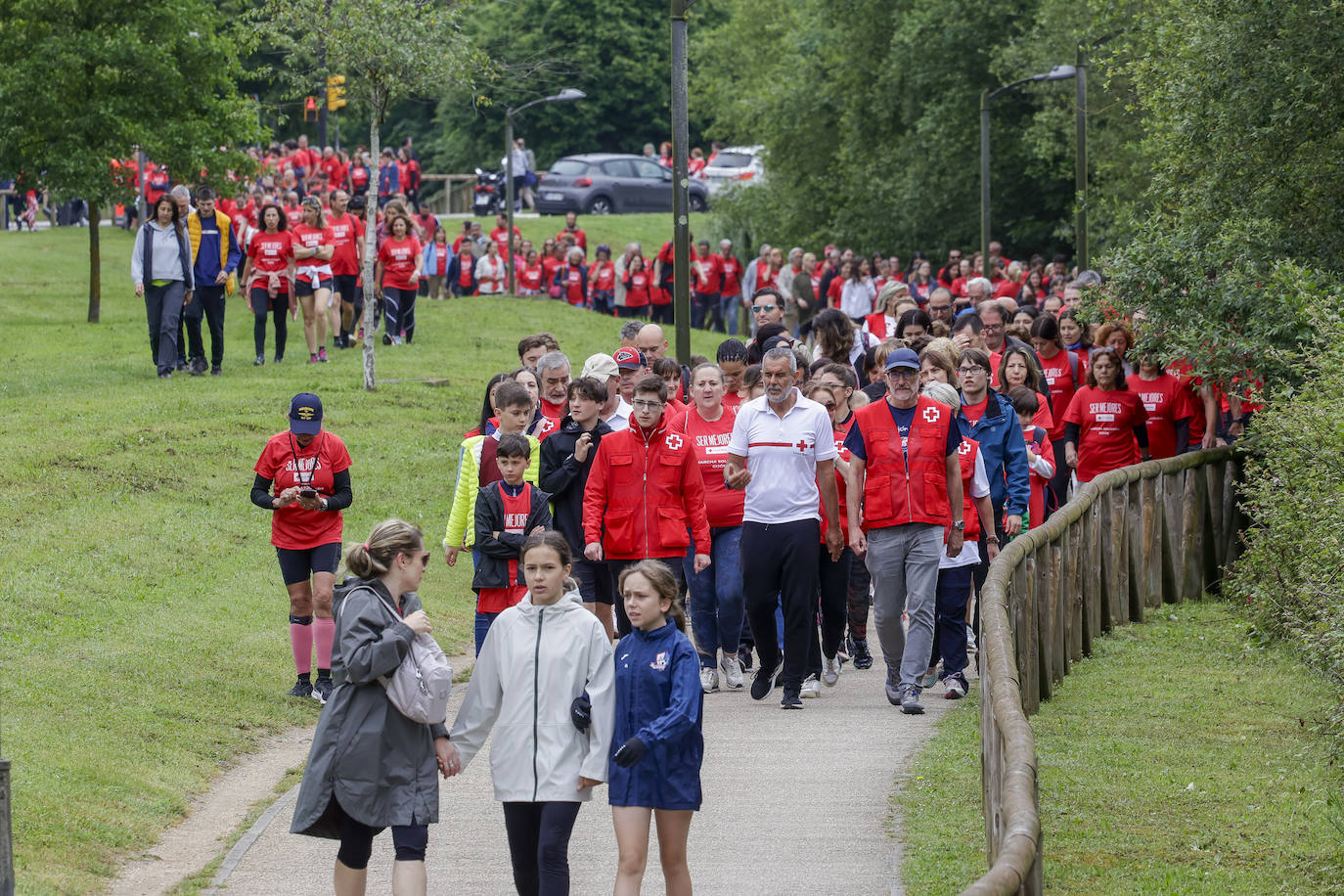 Primera marcha solidaria de Cruz Roja