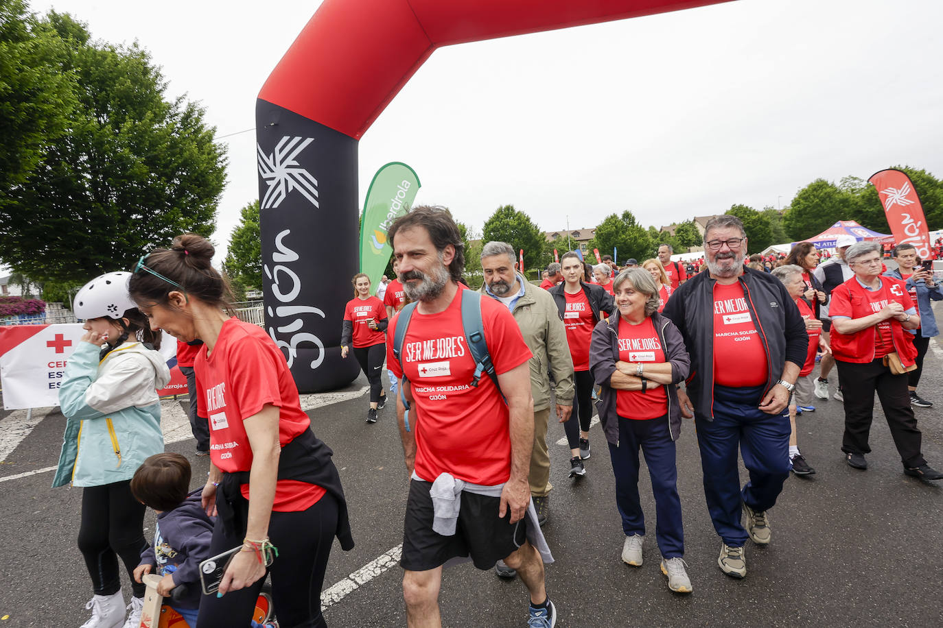 Primera marcha solidaria de Cruz Roja