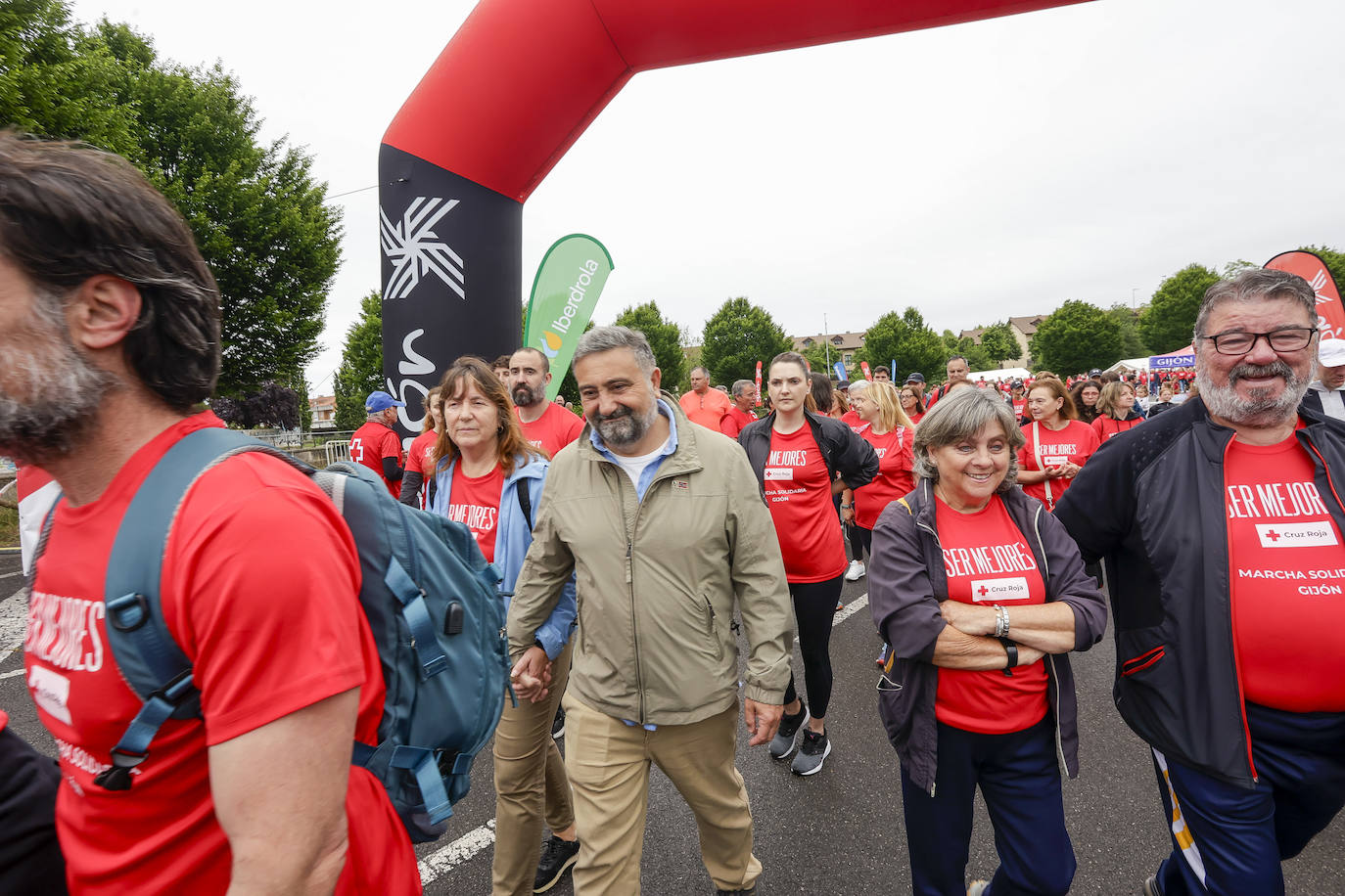 Primera marcha solidaria de Cruz Roja