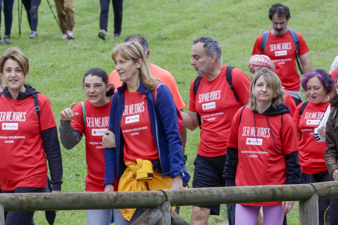 Primera marcha solidaria de Cruz Roja