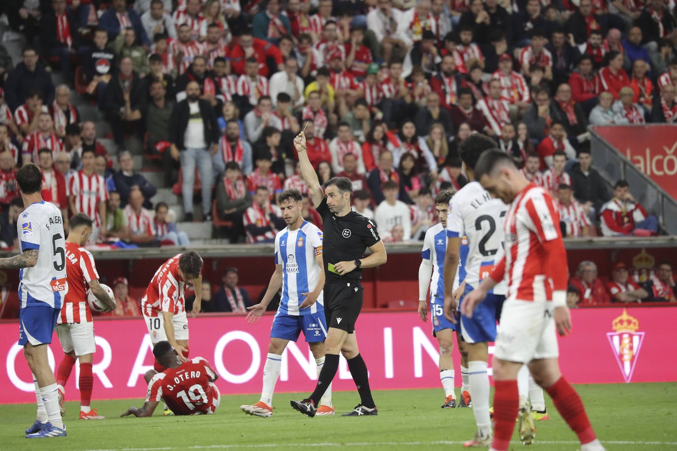 Las mejores imágenes del partido entre el Sporting y el Espanyol