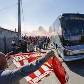 La Mareona arropa al Sporting antes de la vuelta: «¡Sí se puede!»
