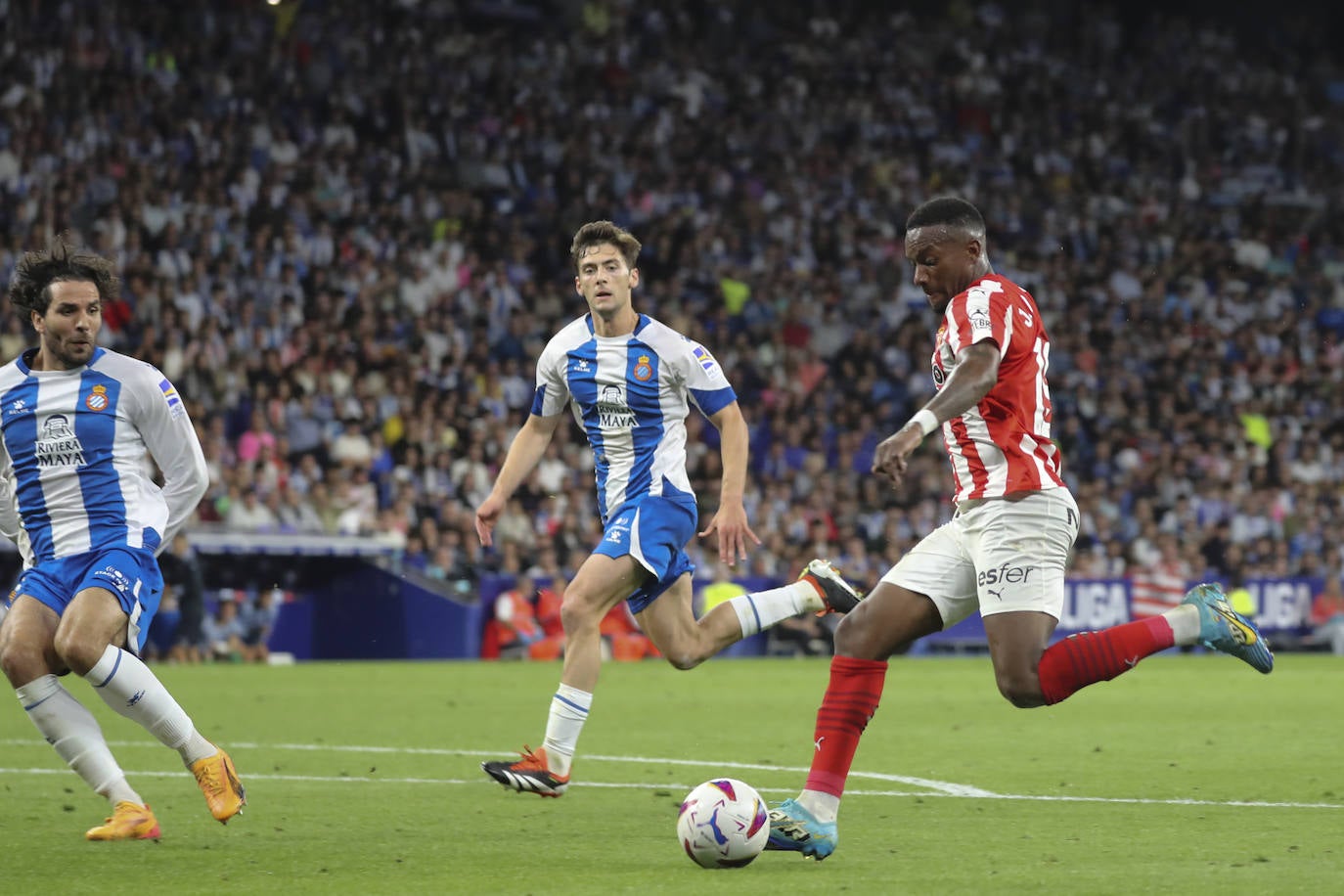 Las mejores imágenes del Espanyol - Sporting