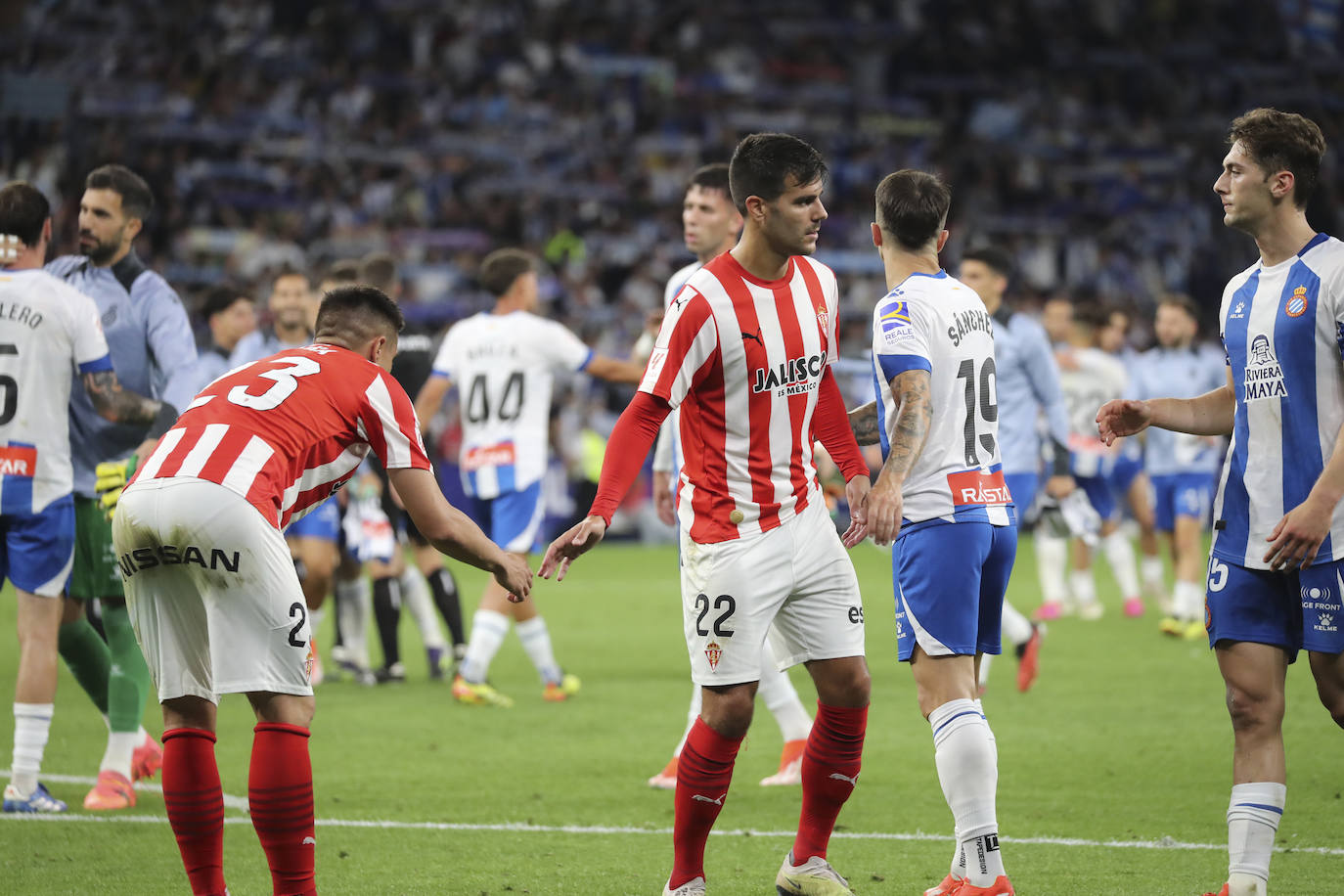 Las mejores imágenes del Espanyol - Sporting