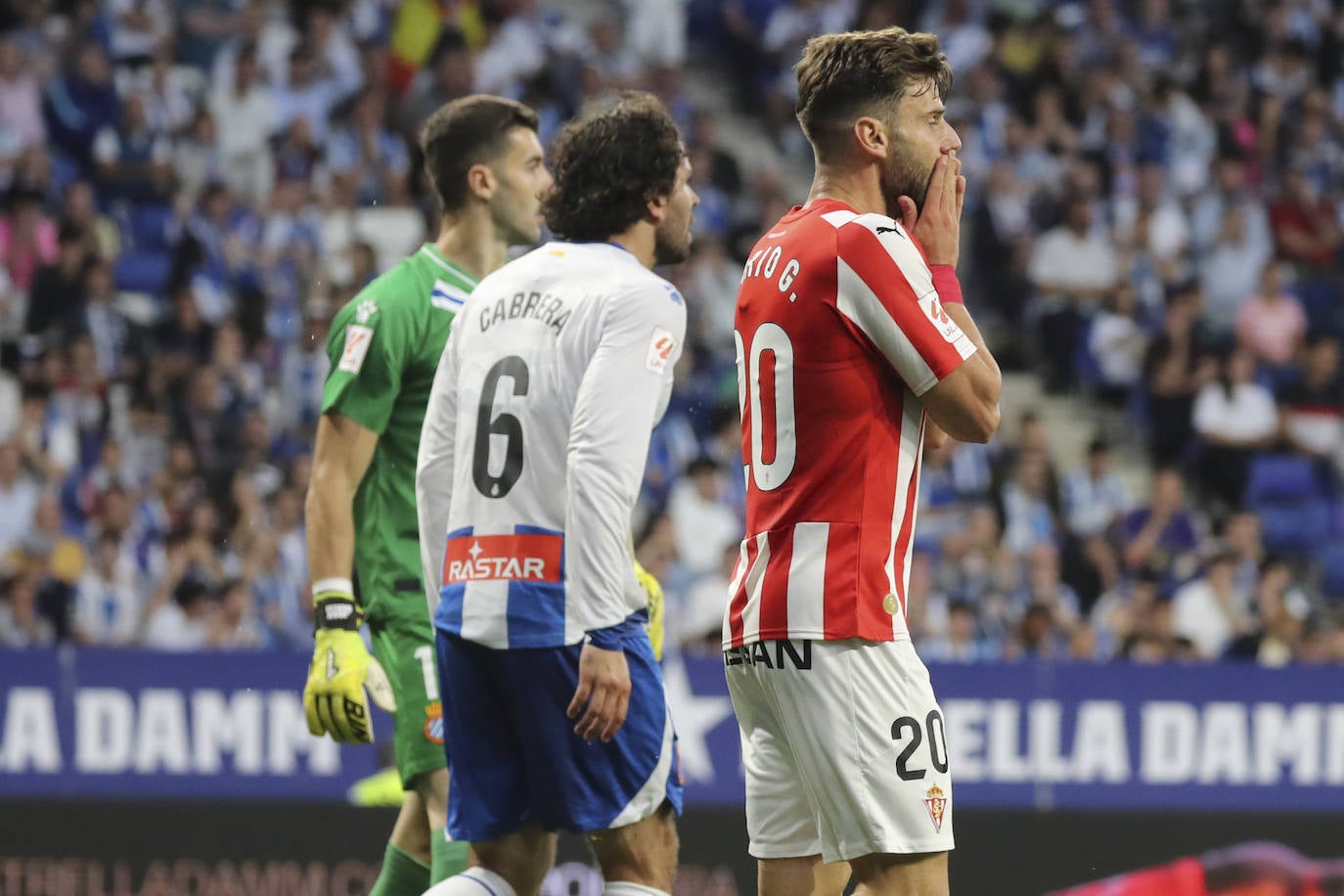 Las mejores imágenes del Espanyol - Sporting