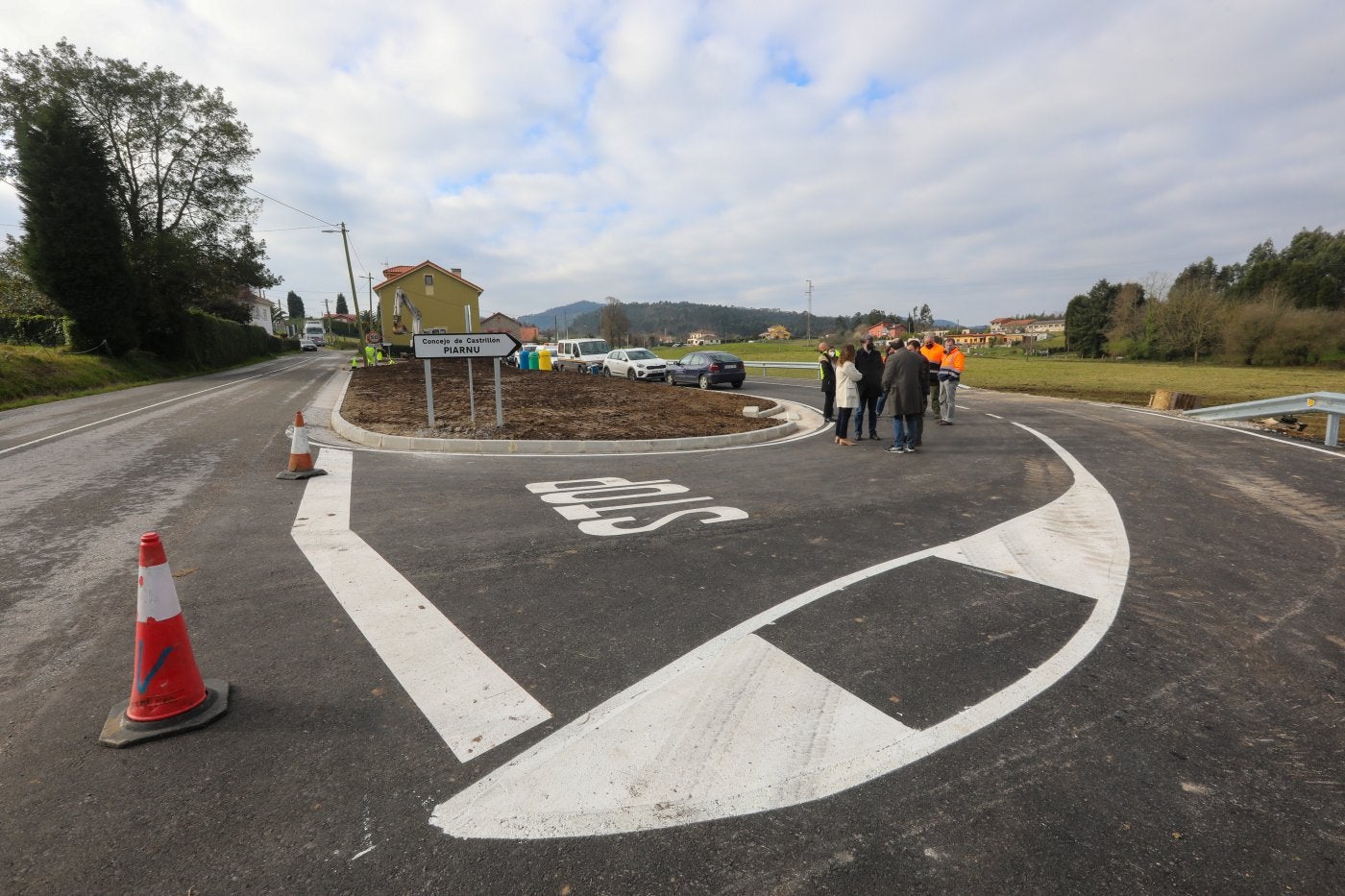 Tras las movilizaciones vecinales, la primera obra que se hizo fue la mejora del cruce de La Laguna.