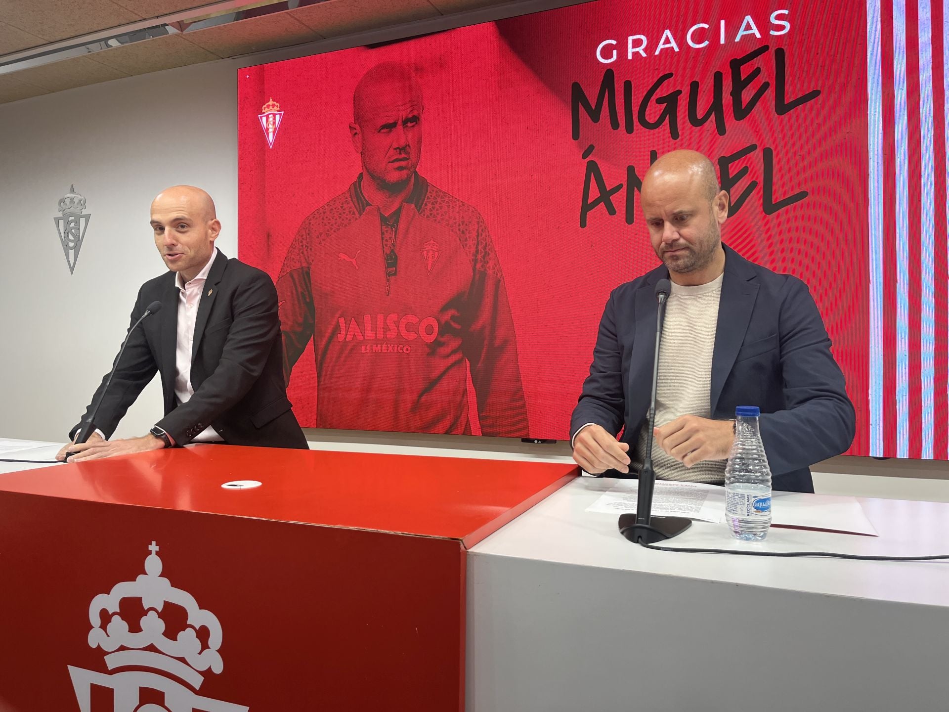 Emotiva despedida a Miguel Ángel Ramírez como entrenador del Sporting