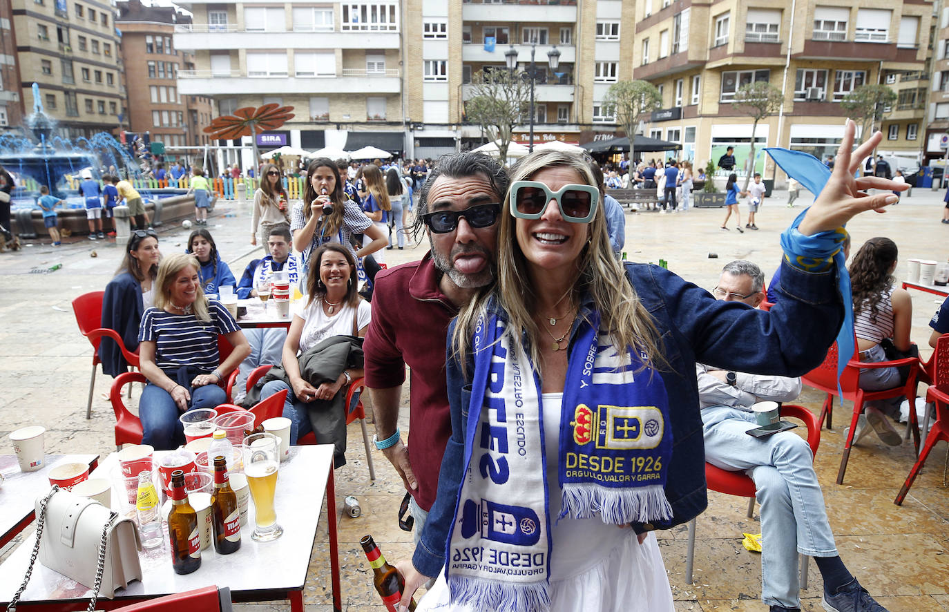 Los bares de Oviedo, a rebosar durante el partido