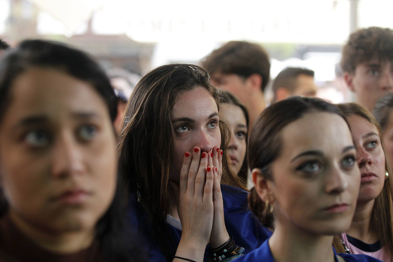 Los bares de Oviedo, a rebosar durante el partido