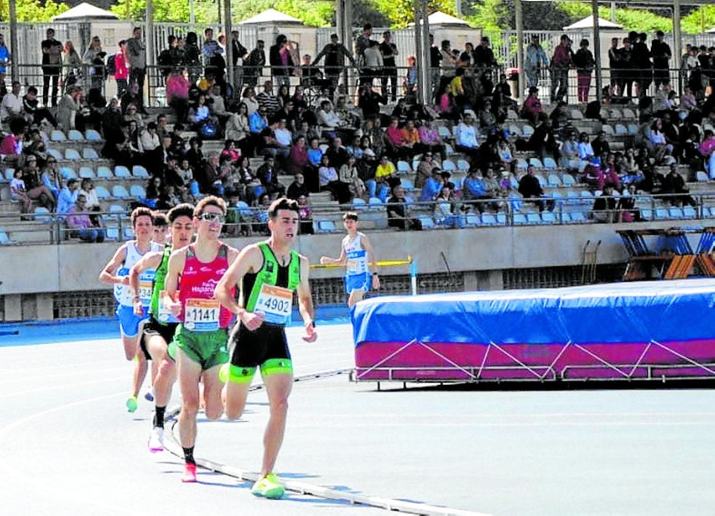 David Alfonso ‘Chicha’ y Víctor González, en 1.500 metros.