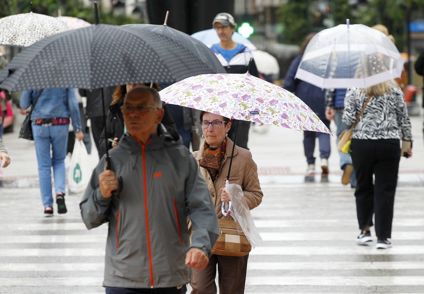 Lluvia y granizo: el mal tiempo azota a Asturias a las puertas del verano