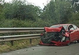 Amplio dispositivo por un accidente múltiple entre Gijón y Avilés
