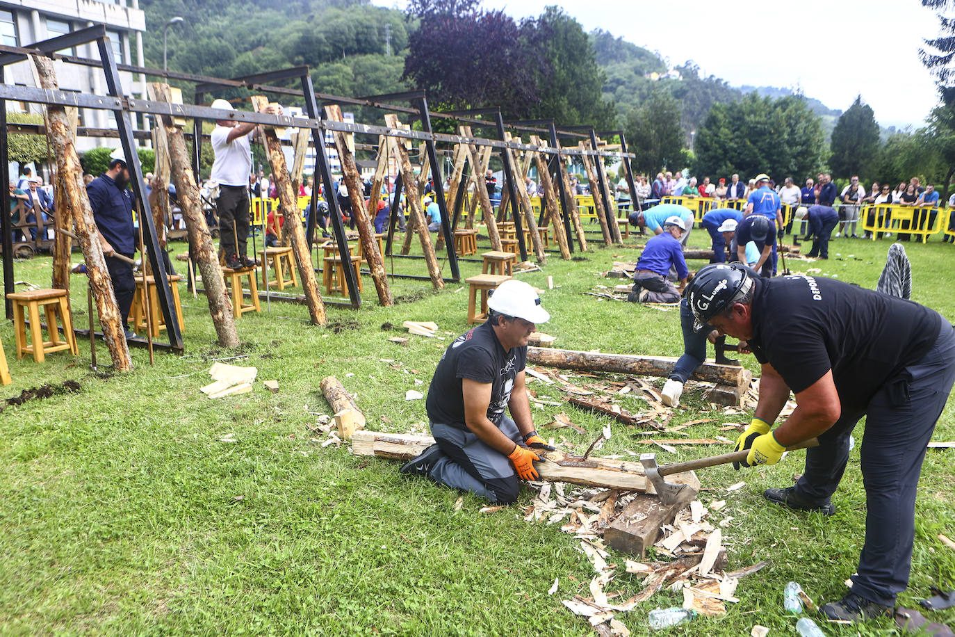 Concurso de entibadores en Mieres