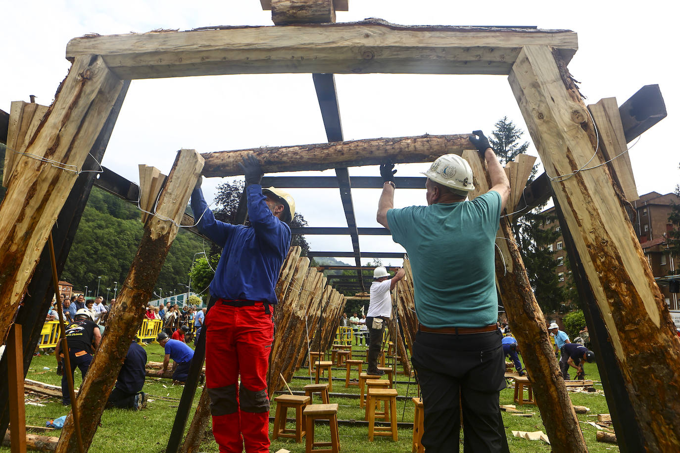 Concurso de entibadores en Mieres