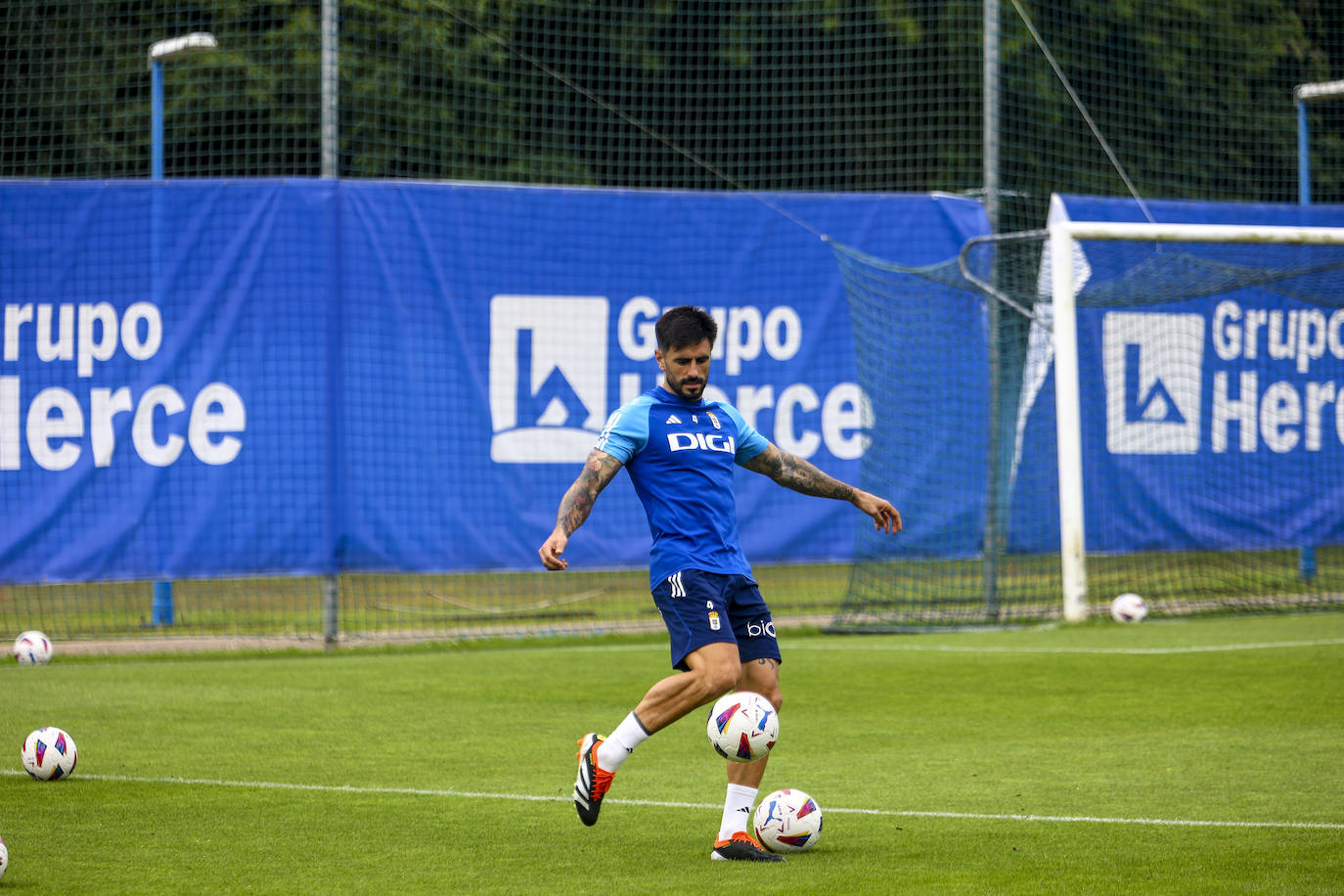 Espanyol-Real Oviedo | Último entrenamiento del Oviedo antes del gran día