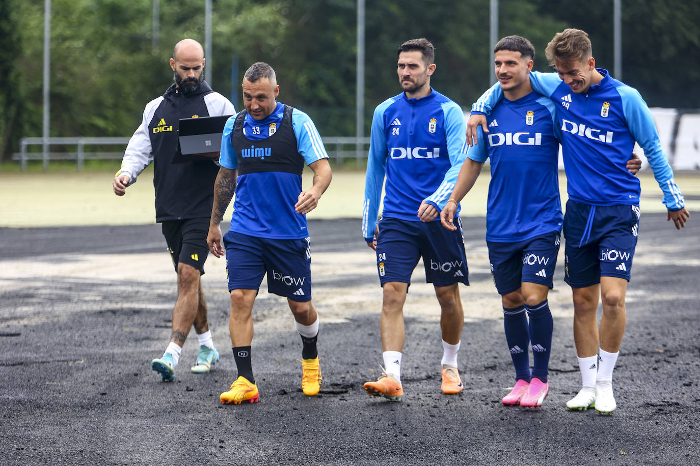 Espanyol-Real Oviedo | Último entrenamiento del Oviedo antes del gran día