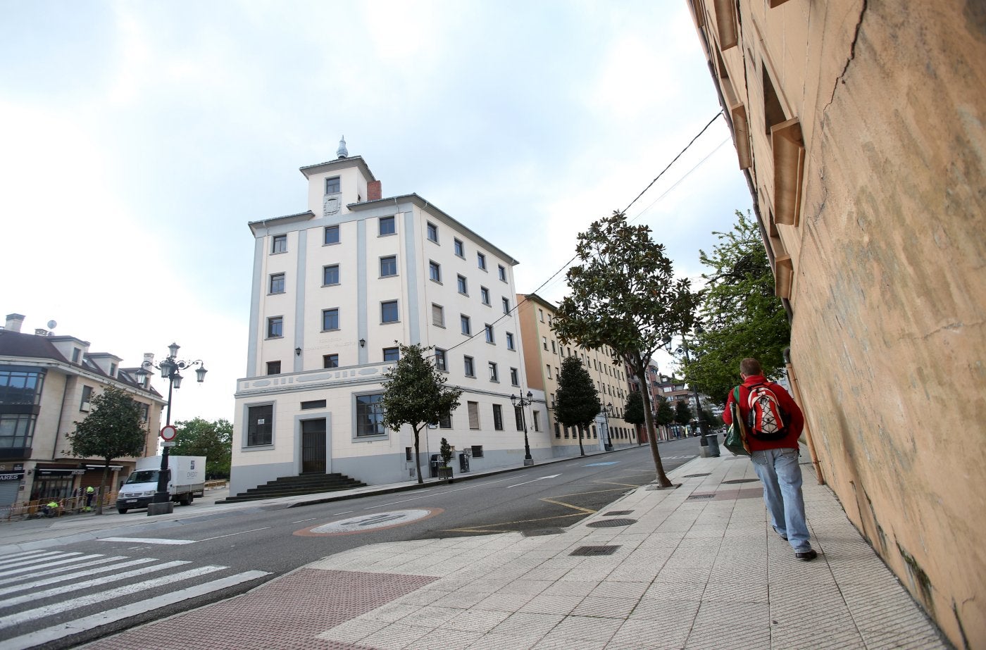 La residencia de oficiales del Milán.