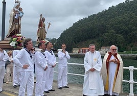 Un momento durante la procesión.