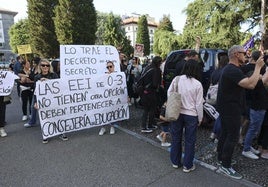 Manifestación de las trabajadoras de la red de 0 a 3.