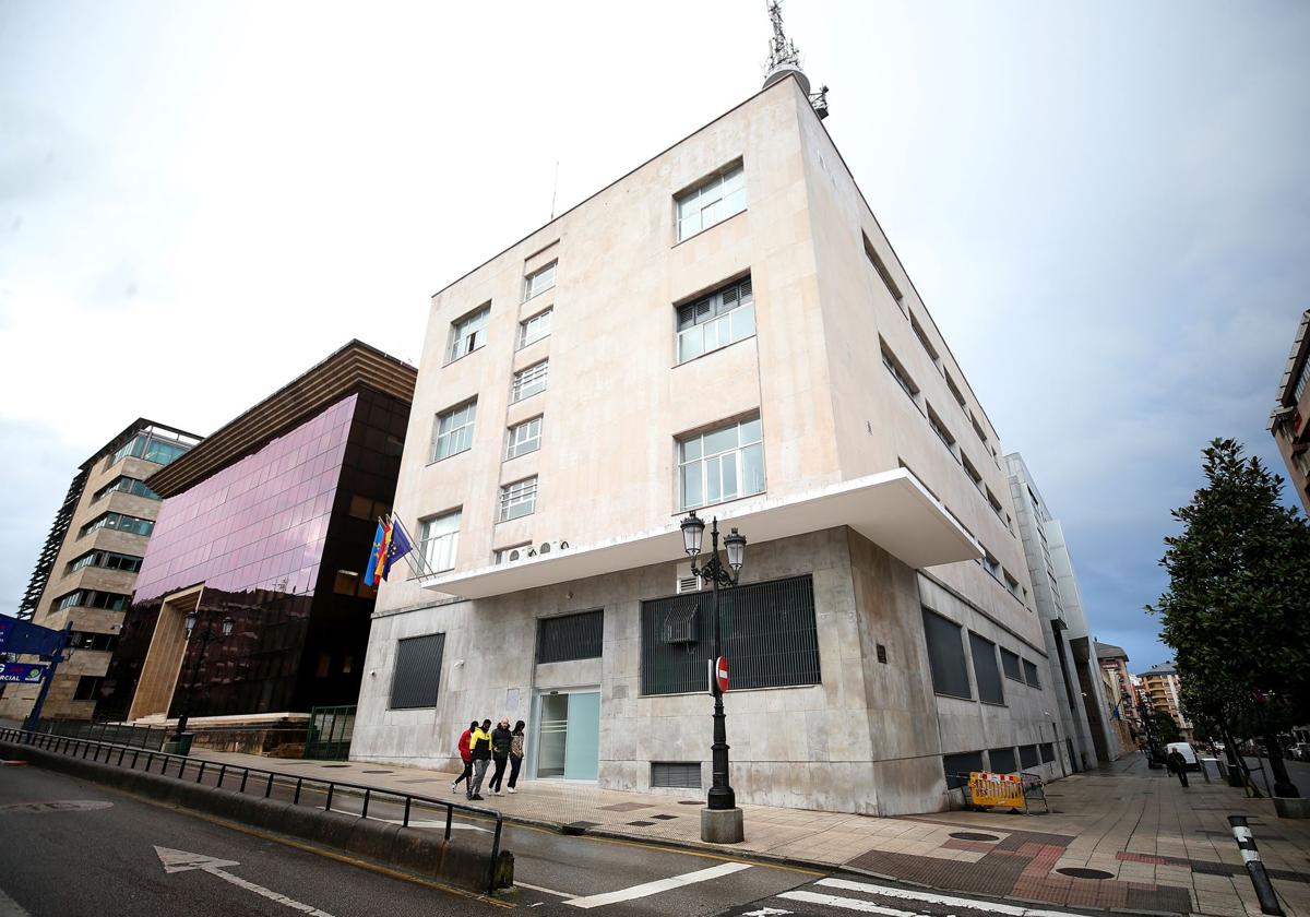 Instalaciones donde se ubicará el nuevo Juzgado de lo Mercantil en Oviedo.