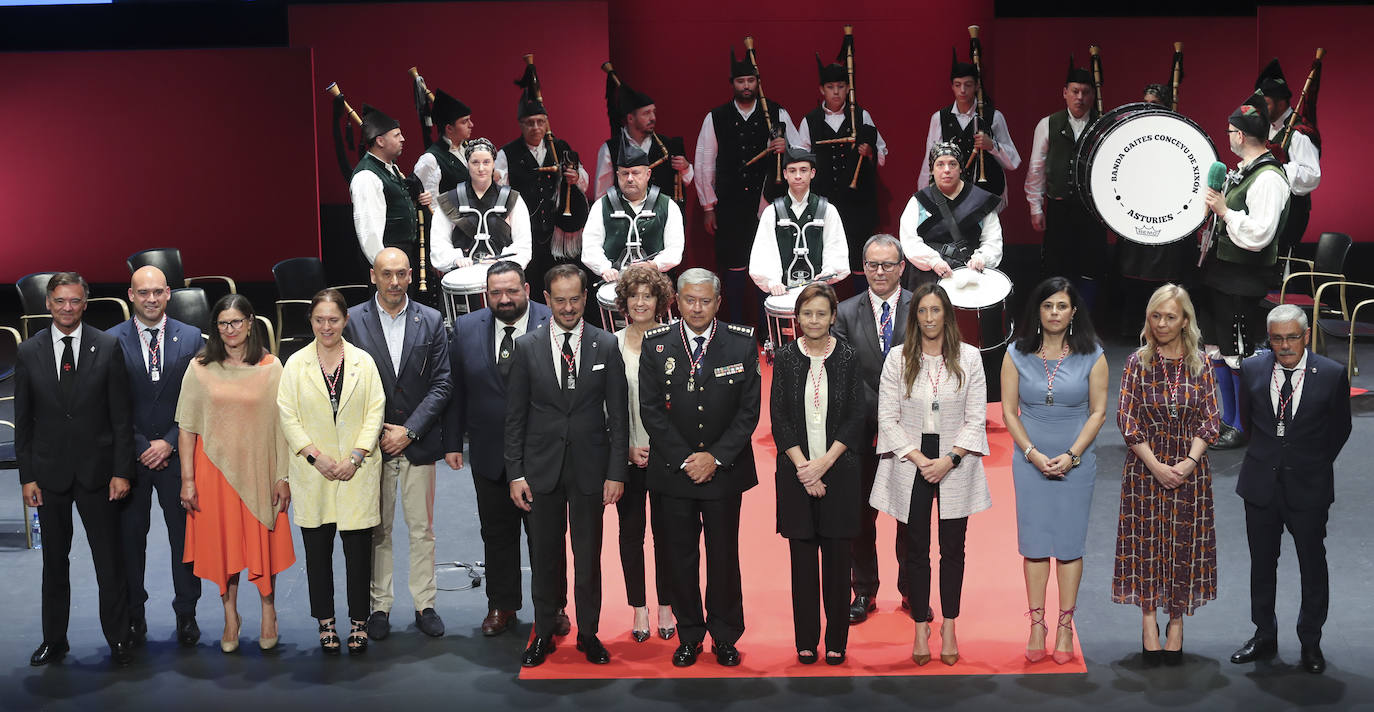 Honores y distinciones en Gijón: así fue la entrega de medallas de la ciudad