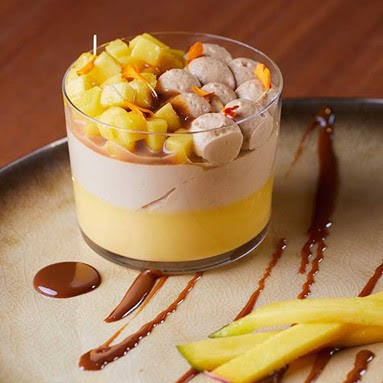 Receta de crema de mango y dulce de leche, ideal para el verano