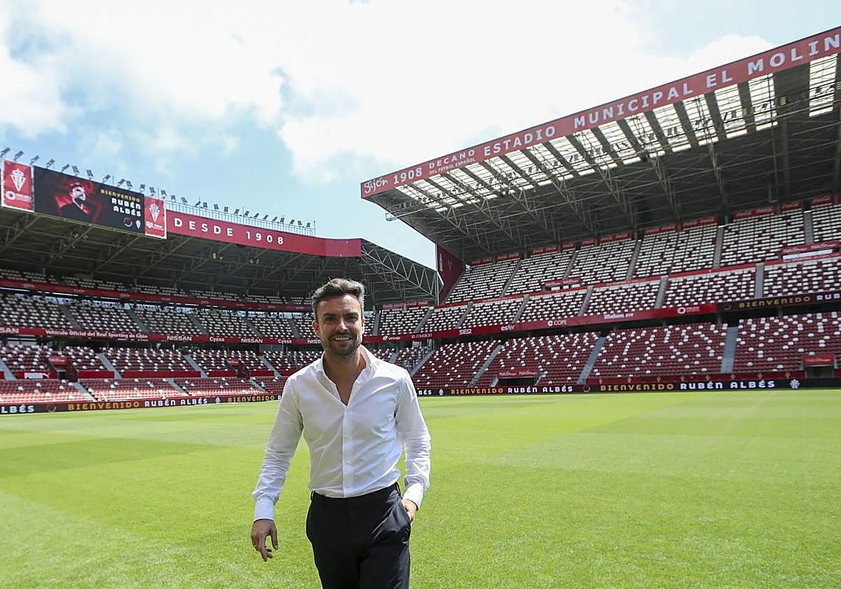 El nuevo técnico del Sporting, Rubén Albés.