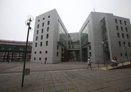 El Palacio de Justicia, donde estaba prevista la celebración del juicio.