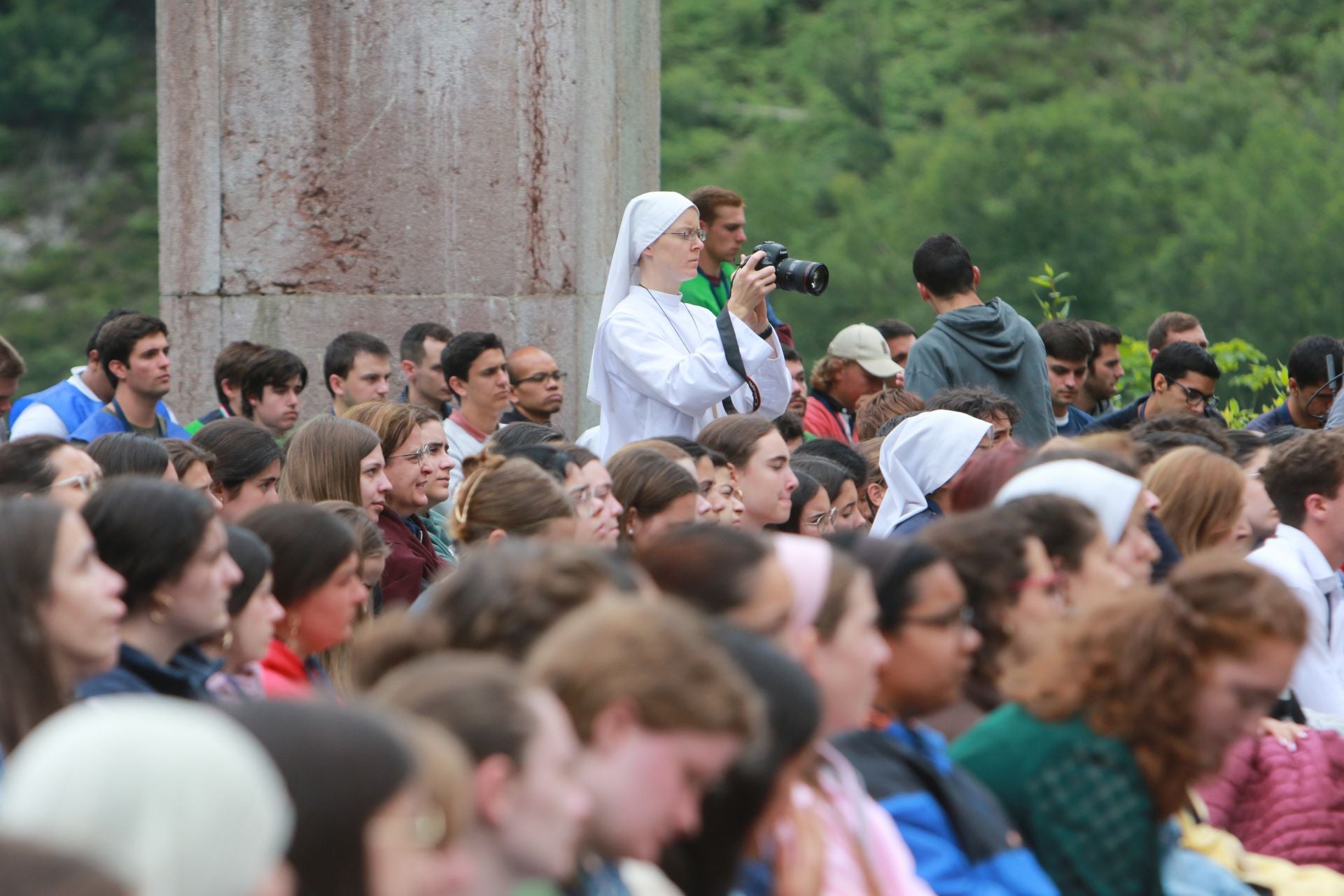 Covadonga reconquista la fe de 2.000 jóvenes
