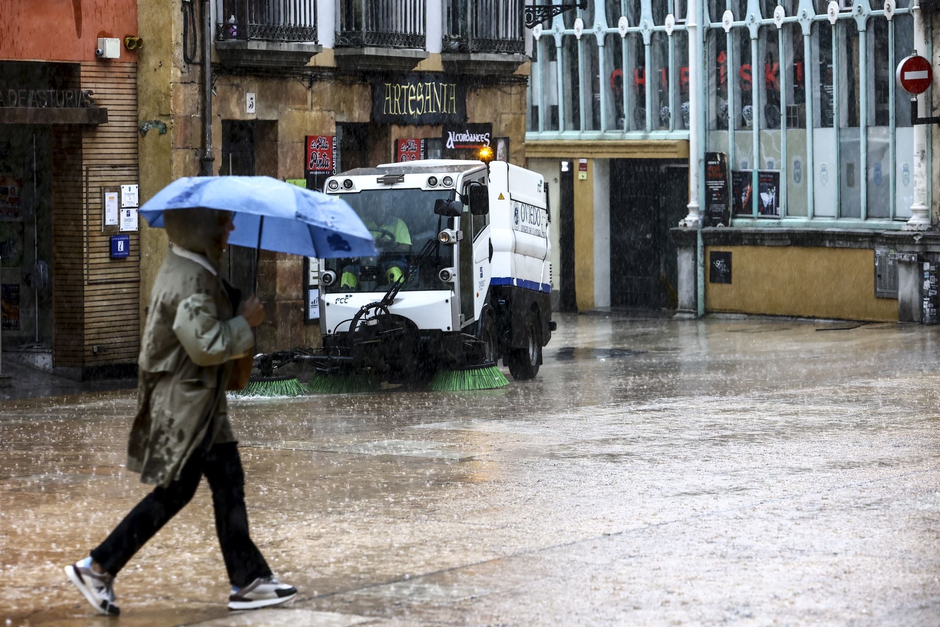 La lluvia &#039;acaba con el verano&#039; en Asturias