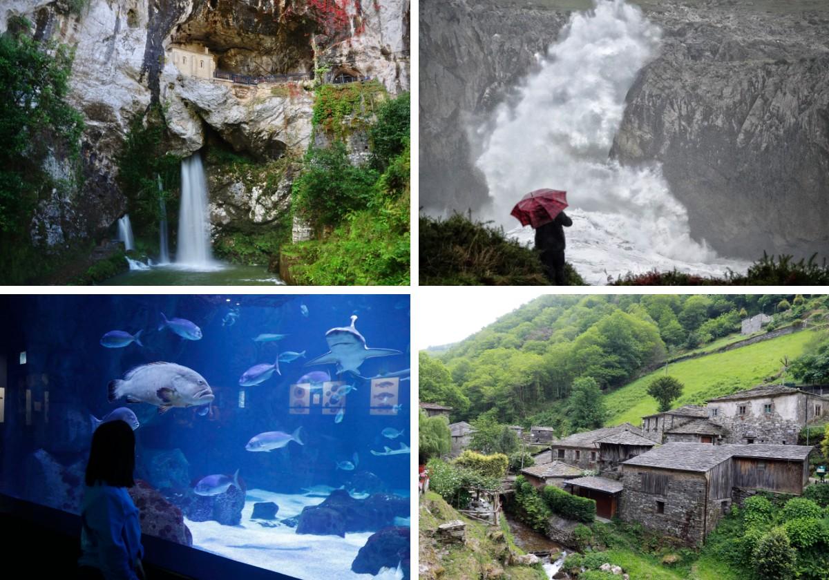 Planes en Asturias los días de lluvia y sin quedarse en casa